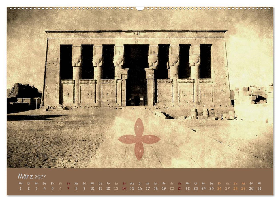 Ägypten Nostalgie & Antike 2027 (CALVENDO Wandkalender 2027)