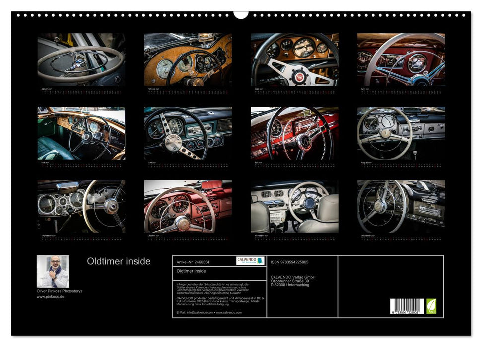 Oldtimer inside (CALVENDO Wandkalender 2027)