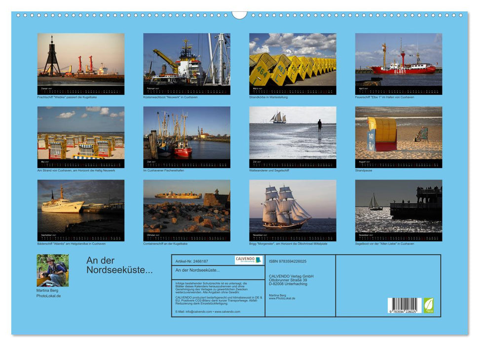 An der Nordseeküste... (CALVENDO Wandkalender 2027)