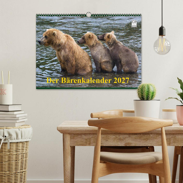 Der Bärenkalender 2027 (CALVENDO Wandkalender 2027)