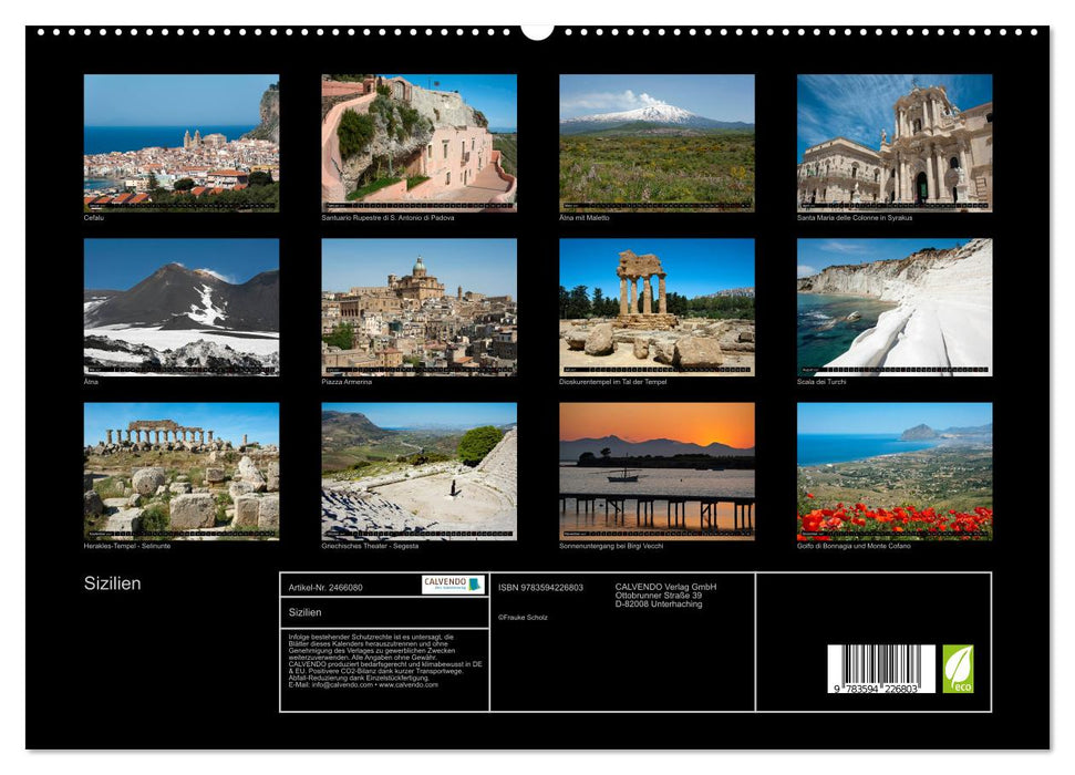 Sizilien (CALVENDO Premium Wandkalender 2027)