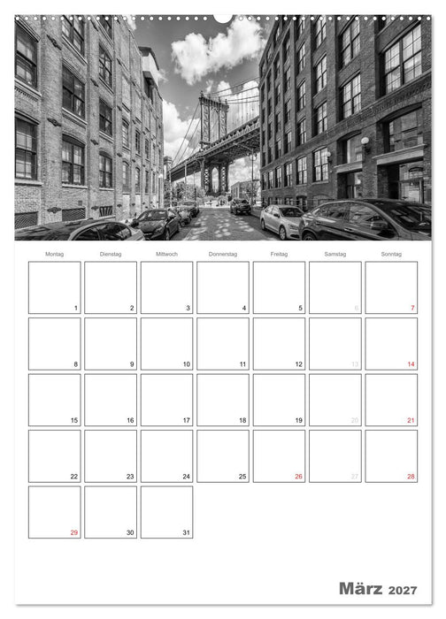 NEW YORK Skylines (CALVENDO Wandkalender 2027)