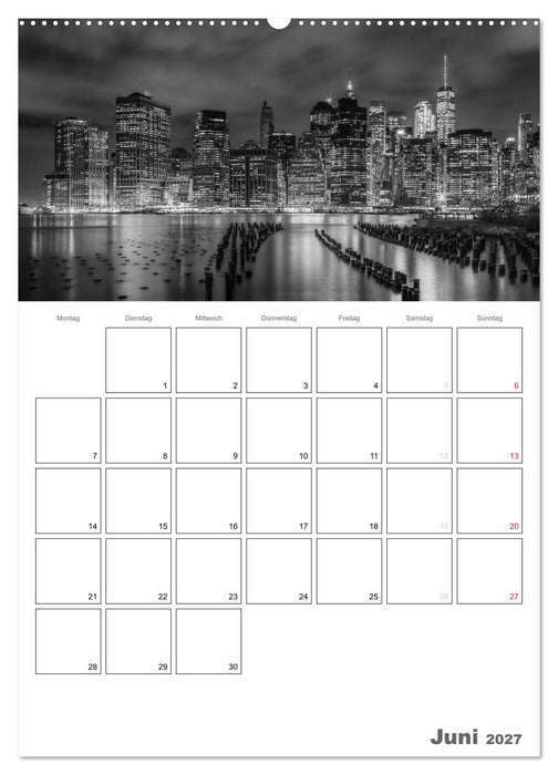 NEW YORK Skylines (CALVENDO Wandkalender 2027)