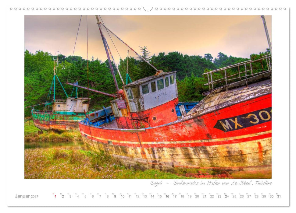 Sehnsucht Bretagne - Breizh (CALVENDO Wandkalender 2027)