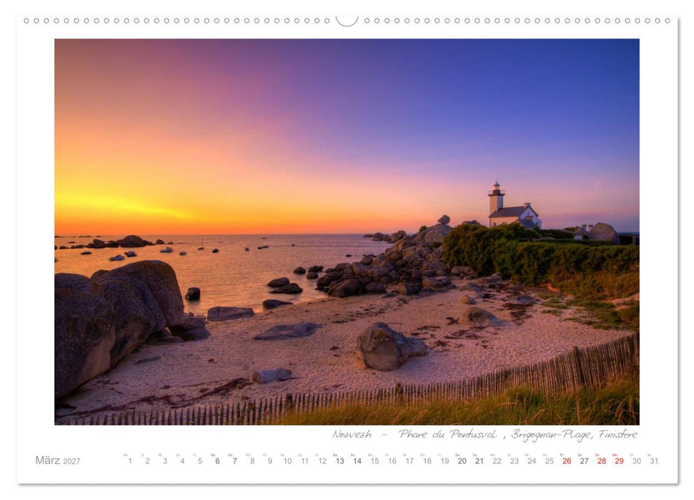 Sehnsucht Bretagne - Breizh (CALVENDO Wandkalender 2027)