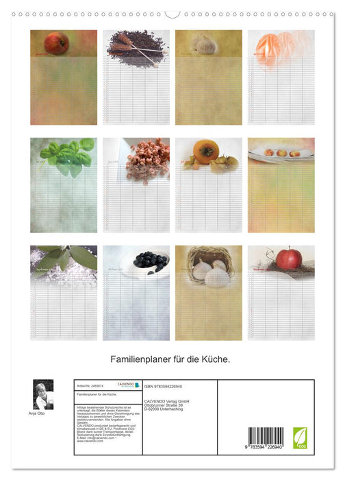 Familienplaner für die Küche. (CALVENDO Premium Wandkalender 2027)