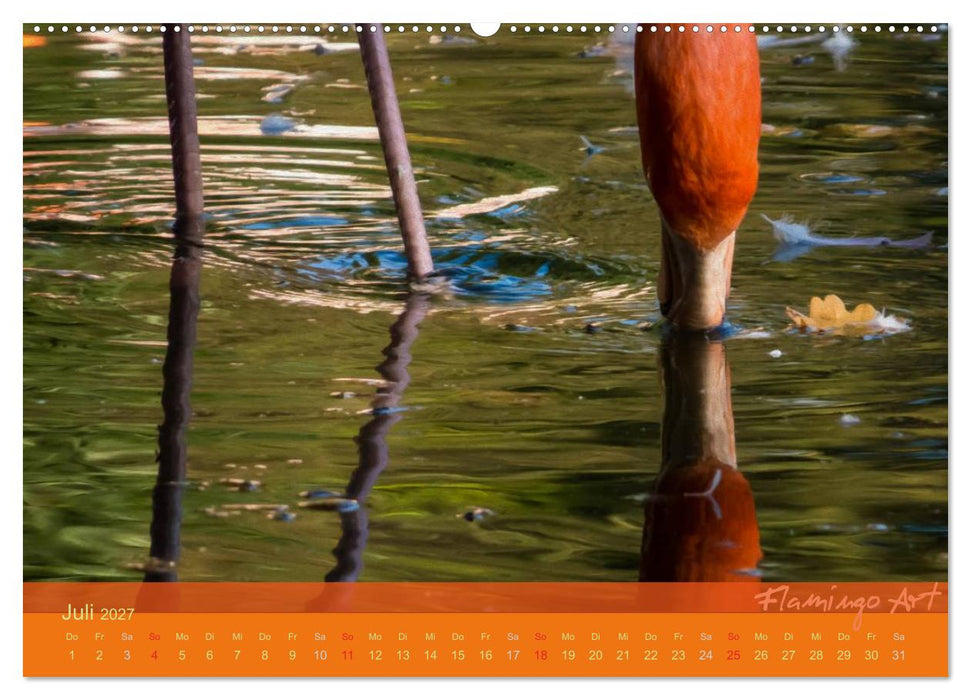 Flamingo Art 2027 (CALVENDO Premium Wandkalender 2027)