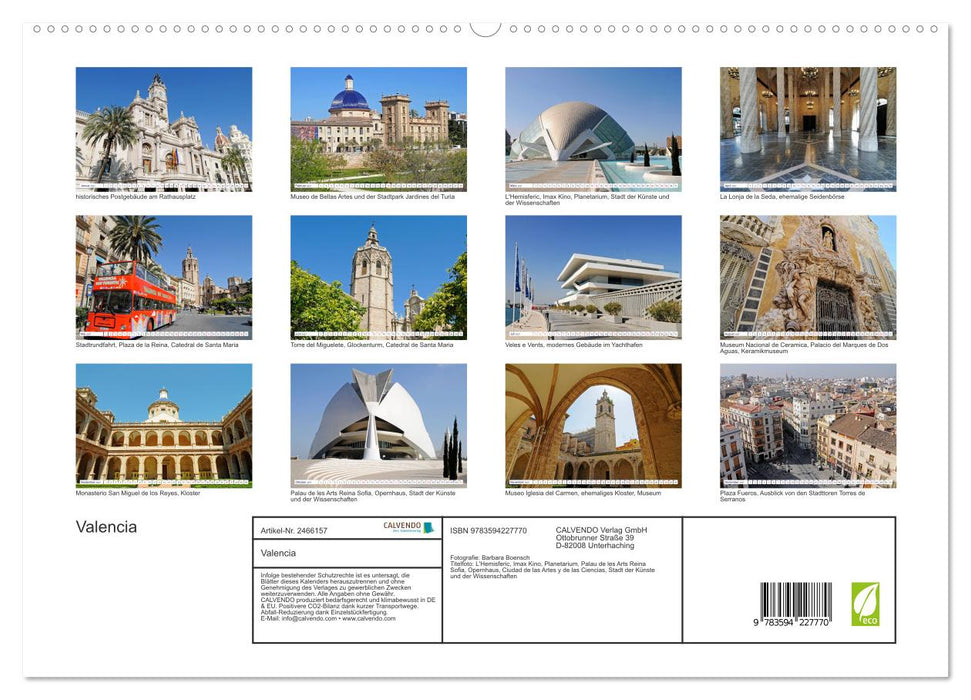 Valencia (CALVENDO Wandkalender 2027)