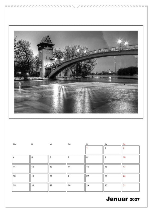 Berlin black & white (CALVENDO Premium Wandkalender 2027)
