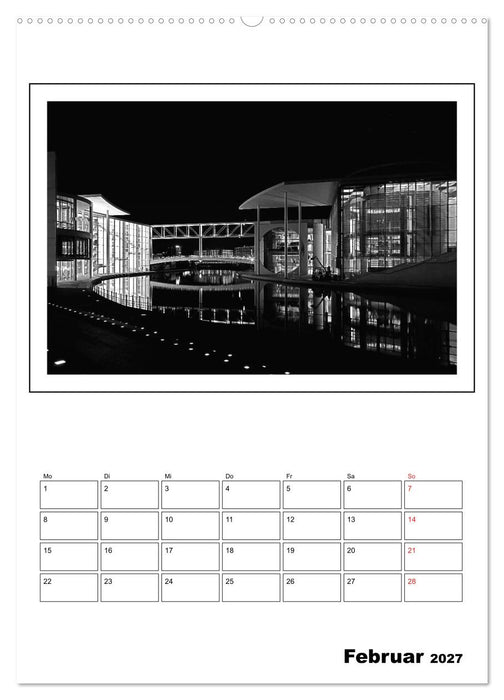 Berlin black & white (CALVENDO Premium Wandkalender 2027)