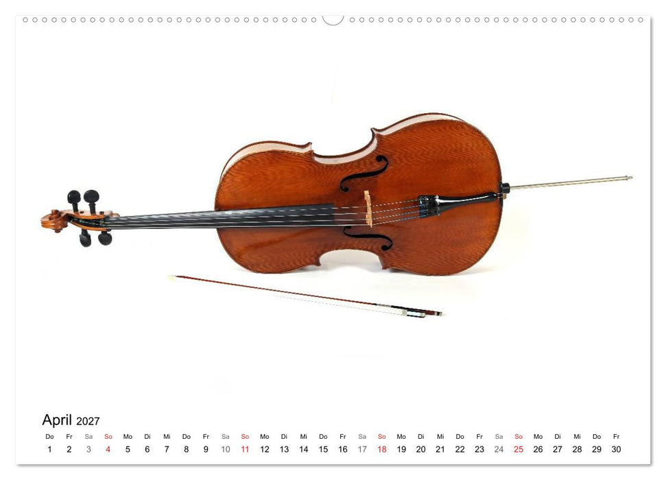 Musik ist mein Leben (CALVENDO Premium Wandkalender 2027)