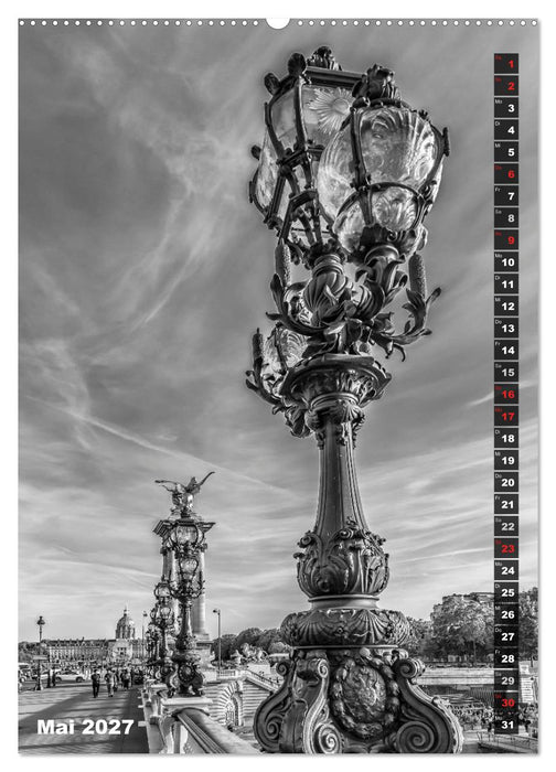 PARIS Vertikale Ansichten (CALVENDO Wandkalender 2027)