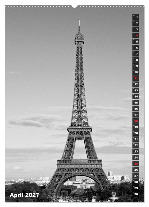 PARIS Vertikale Ansichten (CALVENDO Premium Wandkalender 2027)