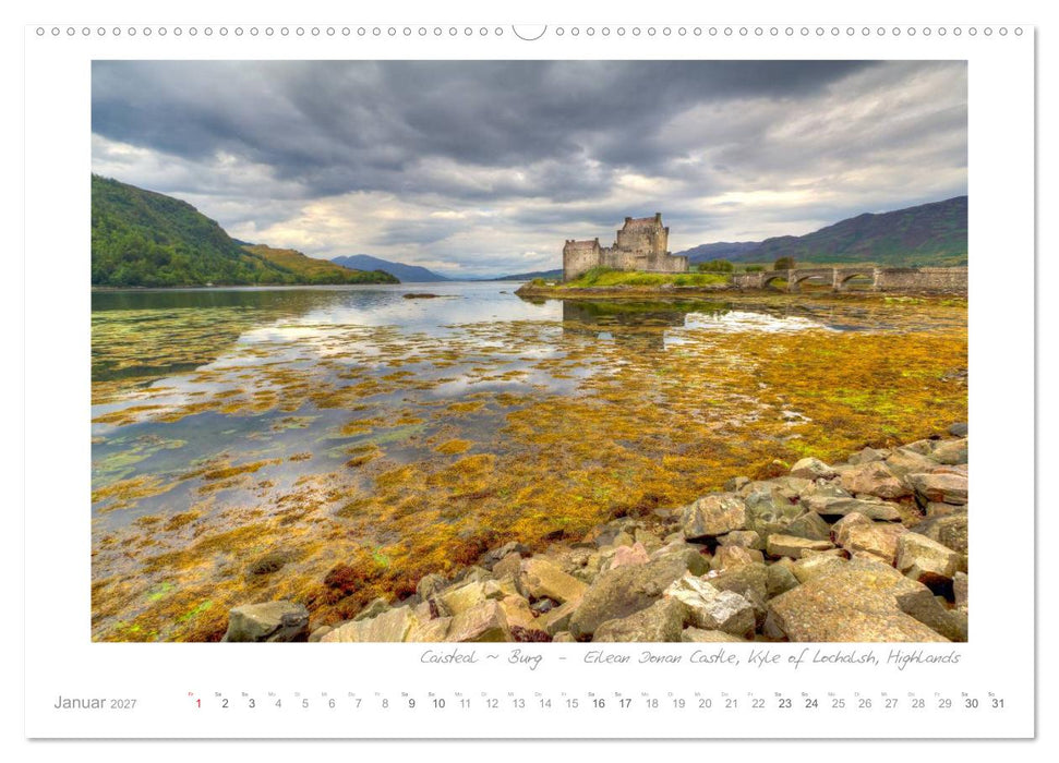 Sehnsucht Schottland (CALVENDO Premium Wandkalender 2027)