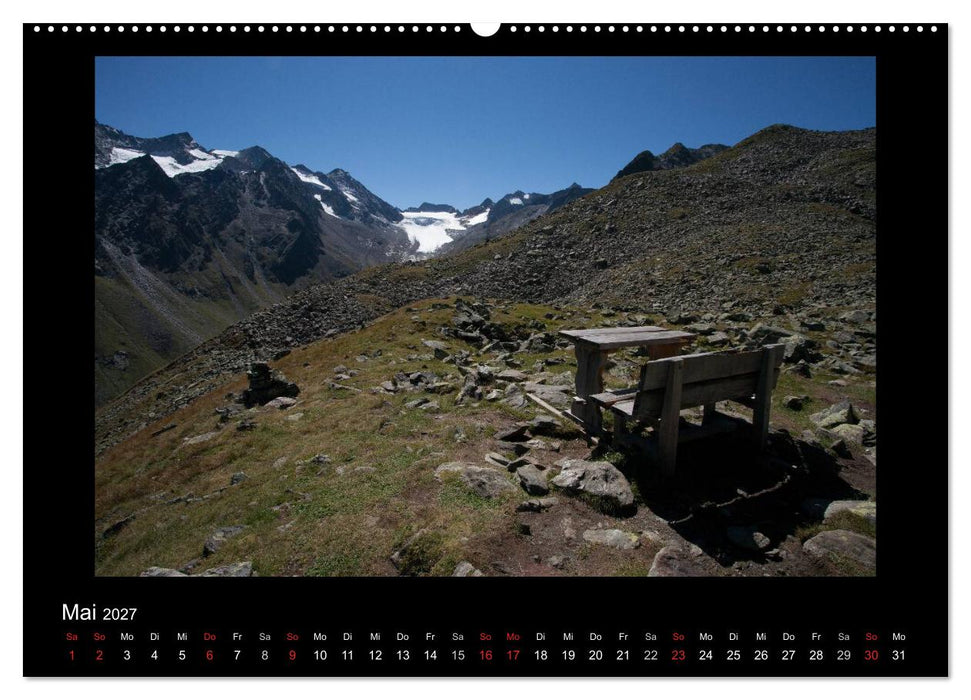 STUBAI - Wilde Wasser & Hohe Höhen (CALVENDO Wandkalender 2027)