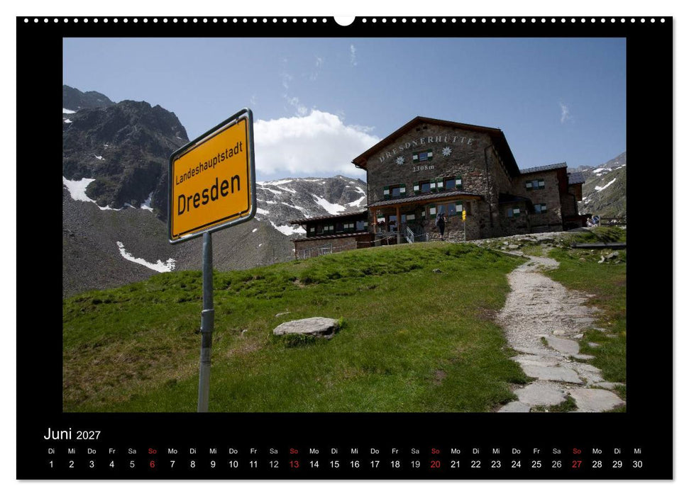 STUBAI - Wilde Wasser & Hohe Höhen (CALVENDO Wandkalender 2027)