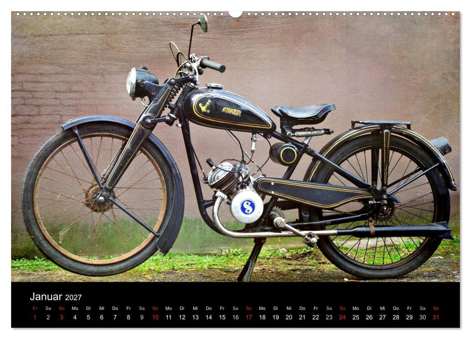 Motorrad Oldtimer (CALVENDO Premium Wandkalender 2027)