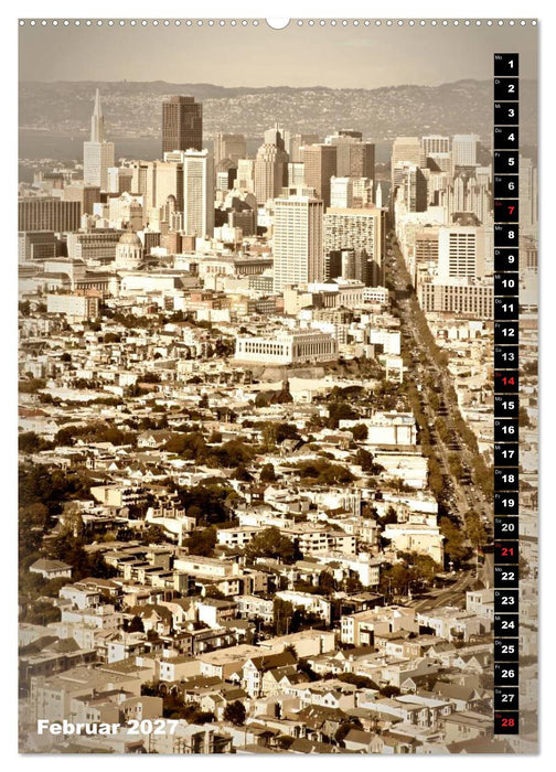 Herrliches Reiseziel... SAN FRANCISCO (CALVENDO Wandkalender 2027)