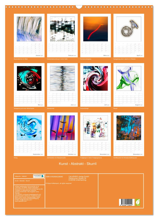 Kunst - Abstrakt - Skurril (CALVENDO Wandkalender 2027)