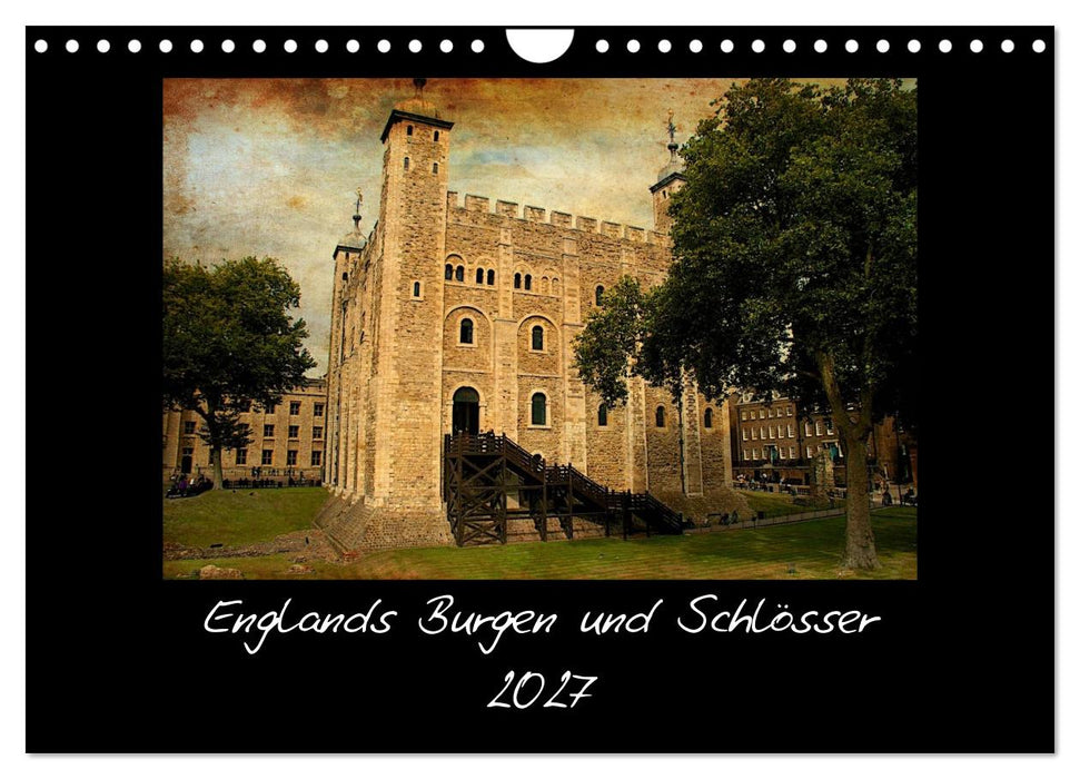 Englands Burgen und Schlösser 2027 (CALVENDO Wandkalender 2027)