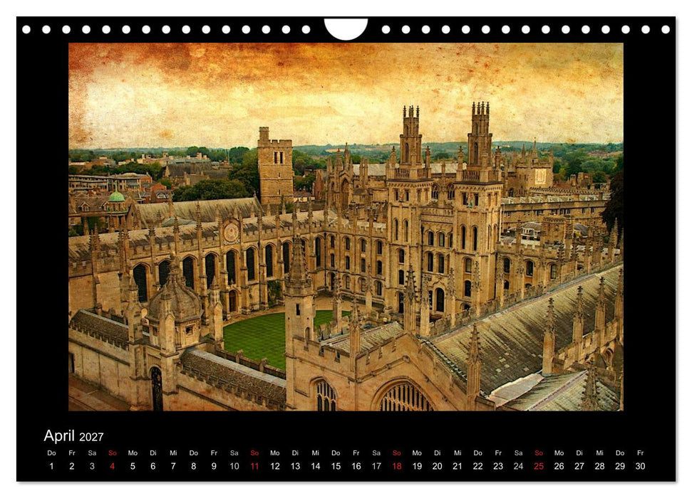 Englands Burgen und Schlösser 2027 (CALVENDO Wandkalender 2027)
