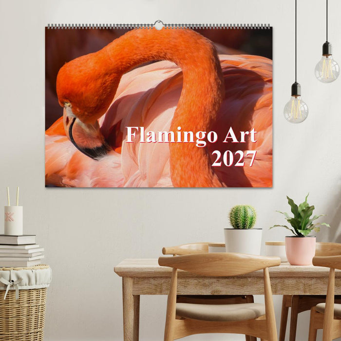 Flamingo Art 2027 (CALVENDO Wandkalender 2027)