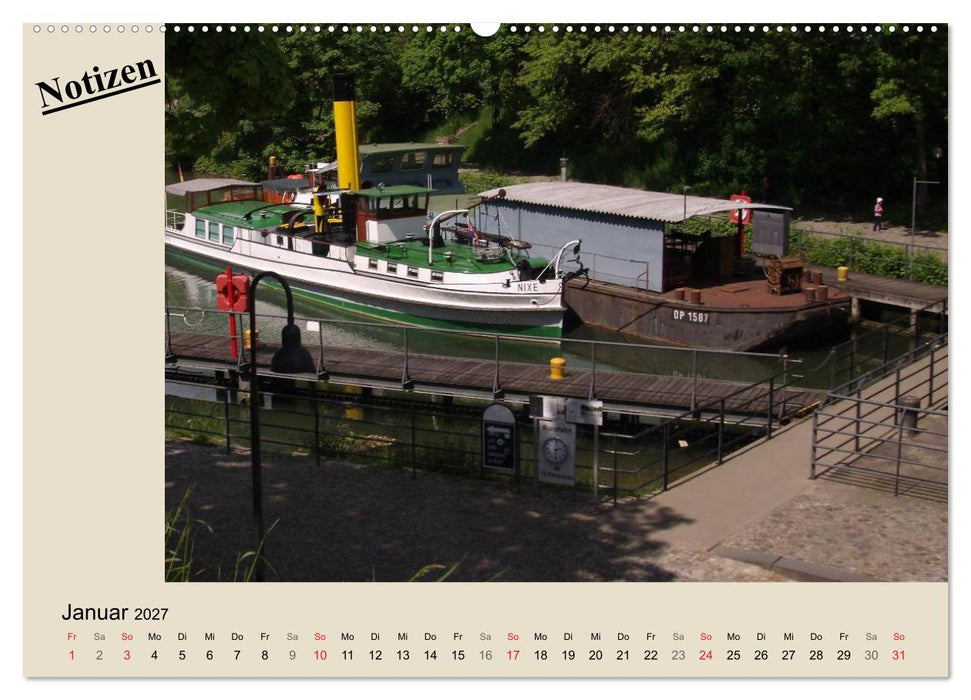 Schiffshebewerk (CALVENDO Premium Wandkalender 2027)