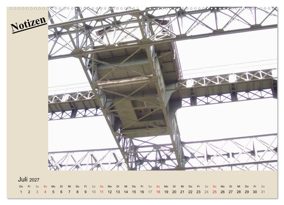 Schiffshebewerk (CALVENDO Premium Wandkalender 2027)