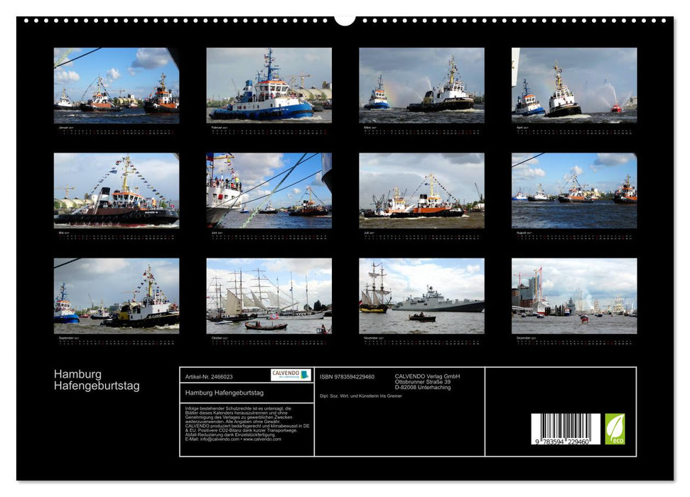 Hamburg Hafengeburtstag (CALVENDO Premium Wandkalender 2027)