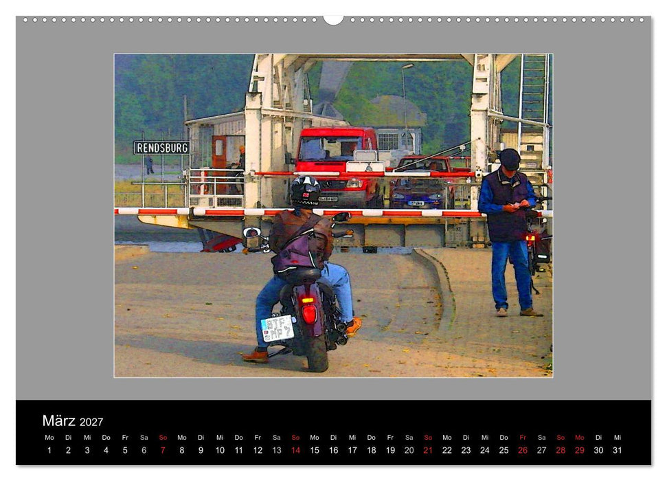 Am Nord- Ostsee-Kanal (CALVENDO Premium Wandkalender 2027)