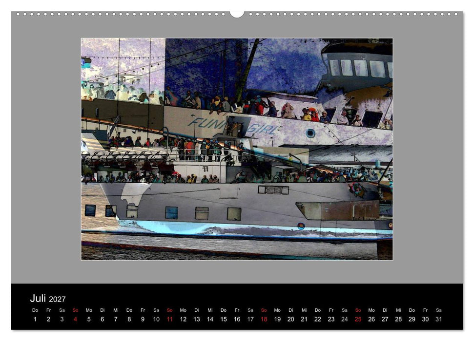 Am Nord- Ostsee-Kanal (CALVENDO Premium Wandkalender 2027)