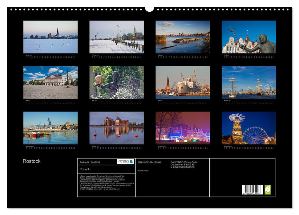 Rostock (CALVENDO Wandkalender 2027)