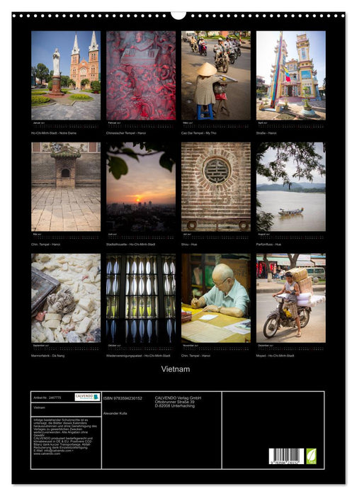 Vietnam (CALVENDO Wandkalender 2027)