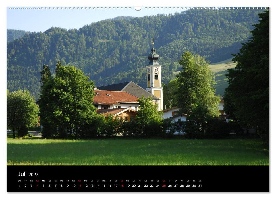 Unterwössen im Chiemgau - Luftkurort und mehr (CALVENDO Premium Wandkalender 2027)
