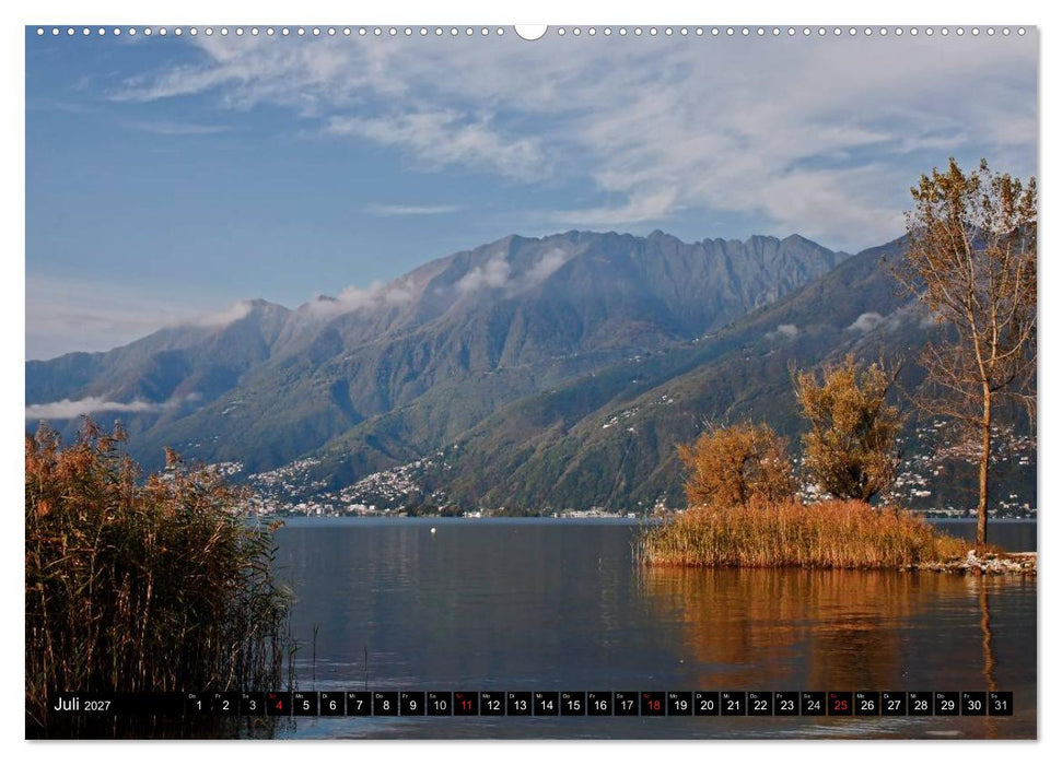 Lago Maggiore - Der malerische See in Italien und der Schweiz (CALVENDO Premium Wandkalender 2027)