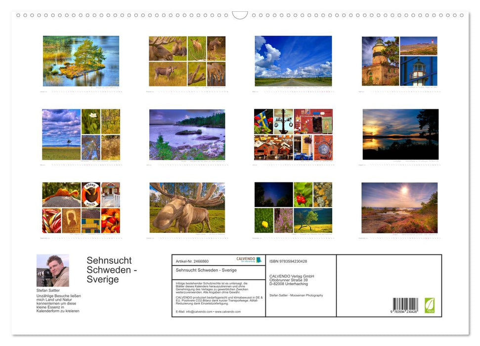 Sehnsucht Schweden - Sverige (CALVENDO Wandkalender 2027)