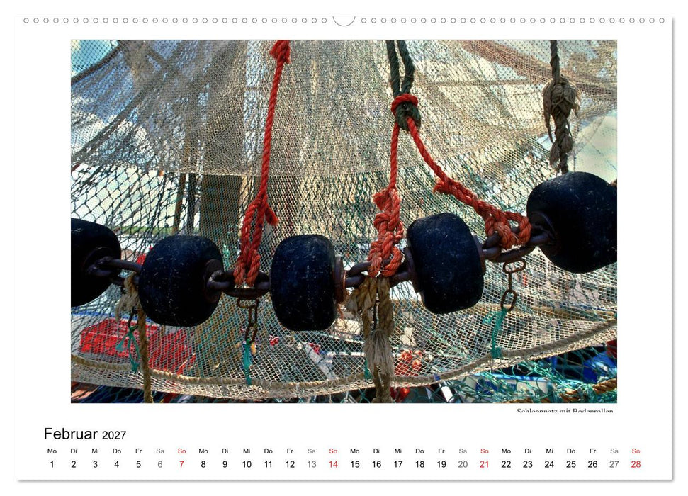 Krabbenkutter in Ostfriesland (CALVENDO Wandkalender 2027)