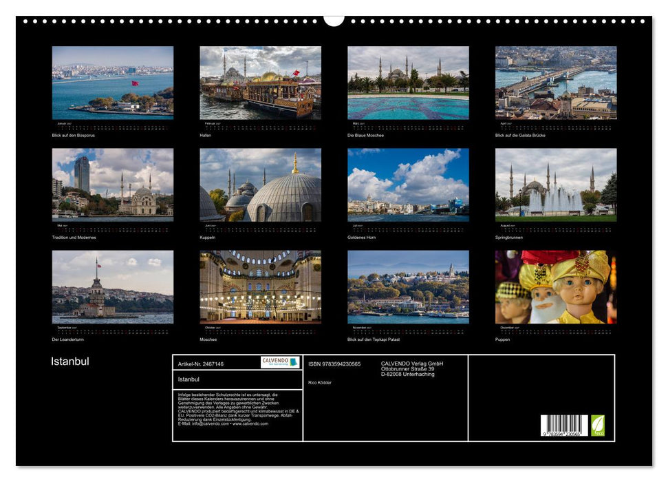 Istanbul (CALVENDO Wandkalender 2027)
