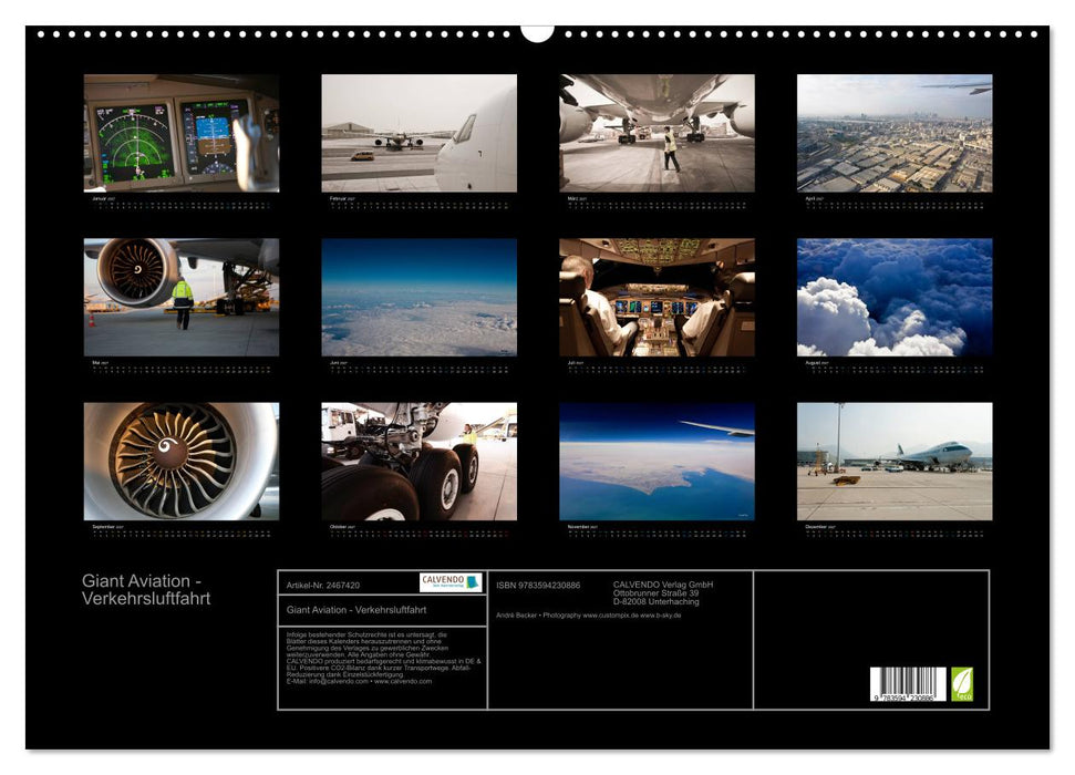 Giant Aviation - Verkehrsluftfahrt (CALVENDO Wandkalender 2027)