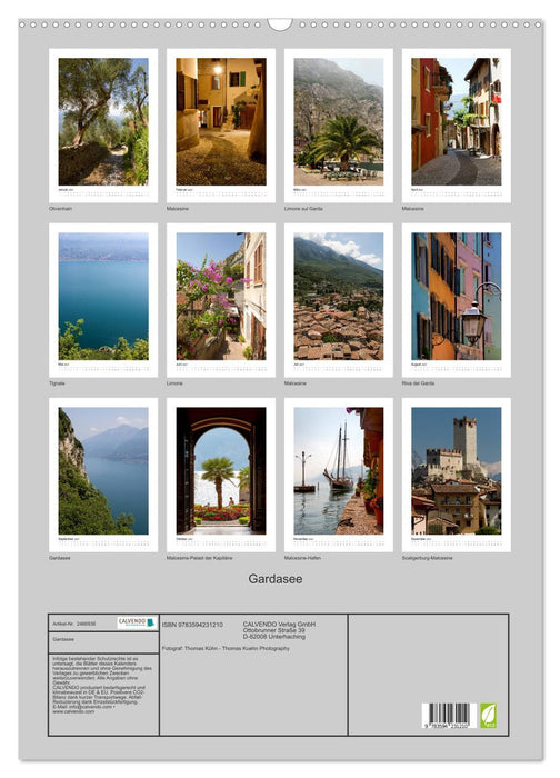 Gardasee (CALVENDO Wandkalender 2027)