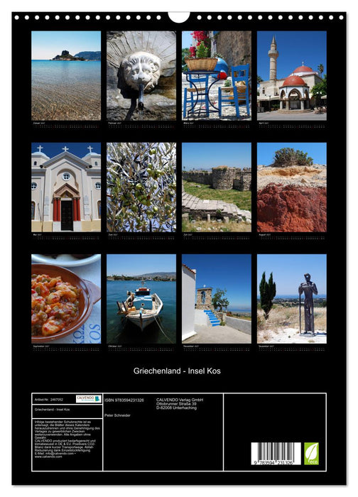 Griechenland - Insel Kos (CALVENDO Wandkalender 2027)