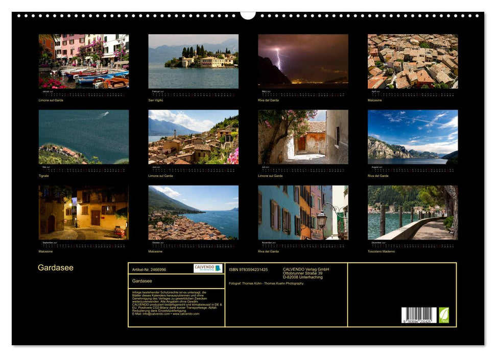 Gardasee (CALVENDO Wandkalender 2027)