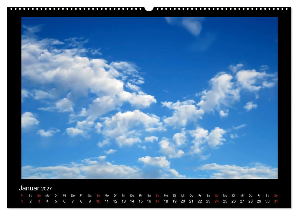 Wolkenbilder (CALVENDO Wandkalender 2027)