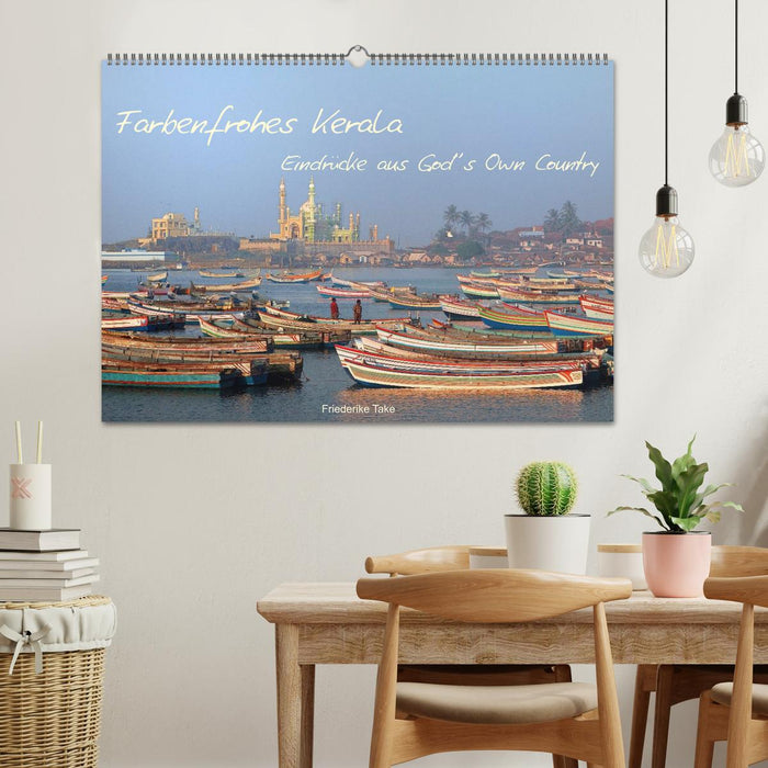 Farbenfrohes Kerala - Eindrücke aus God´s Own Country (CALVENDO Wandkalender 2027)