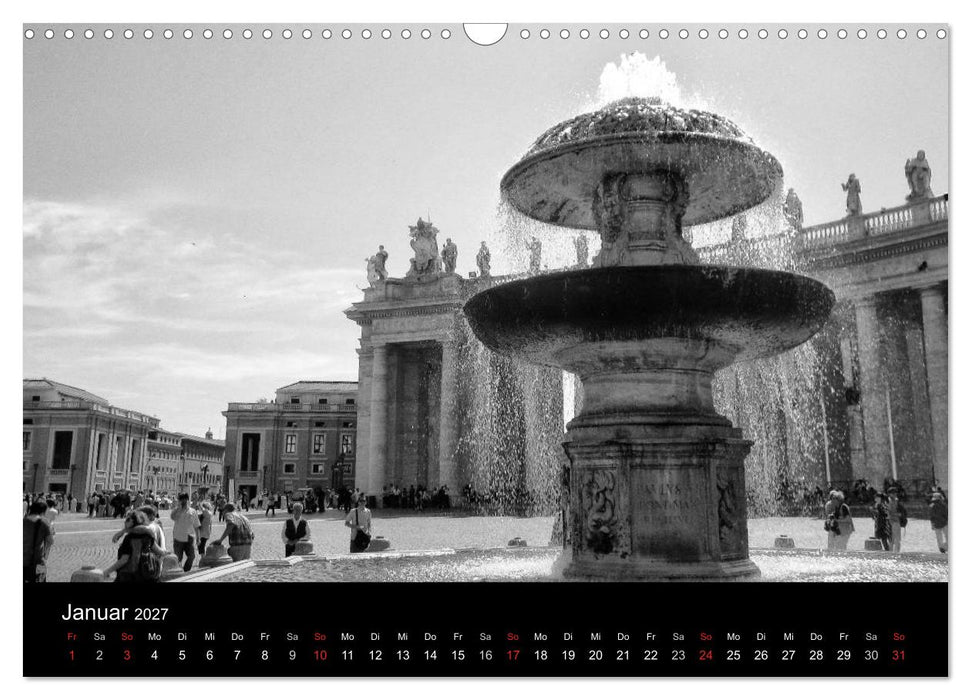 Metropole Rom (CALVENDO Wandkalender 2027)