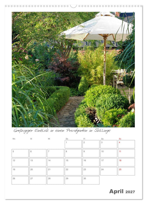 Gärten in Schweden (CALVENDO Wandkalender 2027)