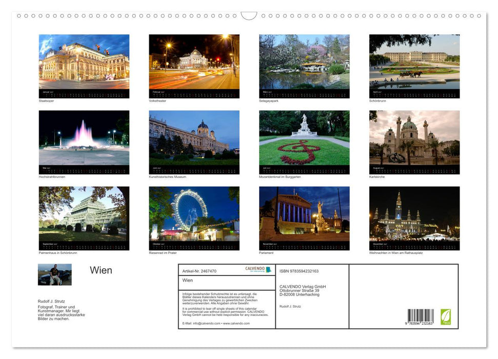 Wien (CALVENDO Wandkalender 2027)