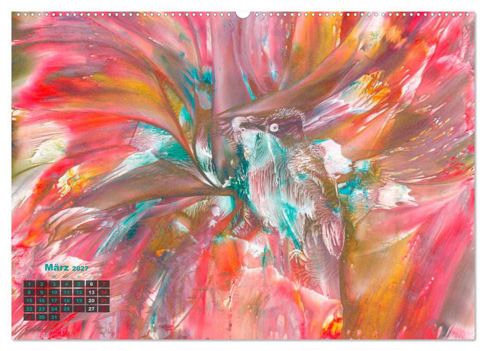 Encaustic Kunstkalender 2027 (CALVENDO Wandkalender 2027)