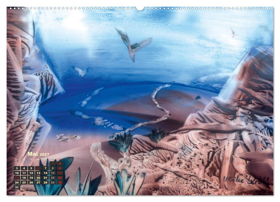 Encaustic Kunstkalender 2027 (CALVENDO Wandkalender 2027)