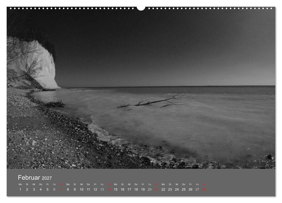 Ostsee - von schwarz bis weiß (CALVENDO Wandkalender 2027)